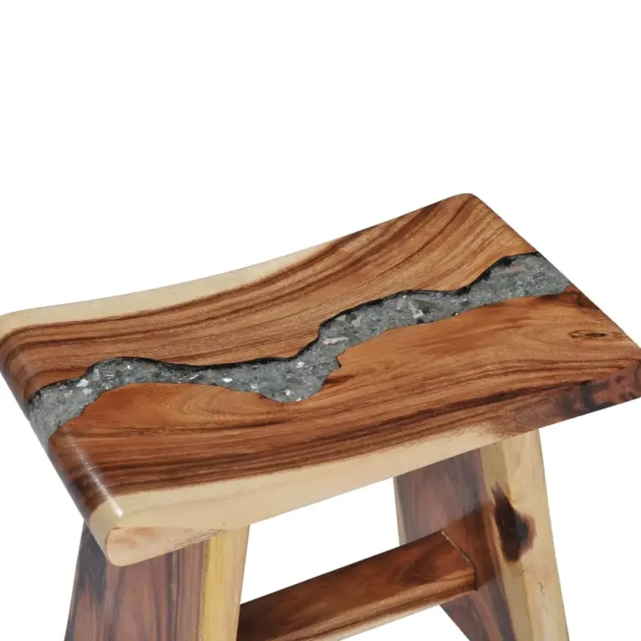 vidaXL - Kruk - Multikleur - Hout