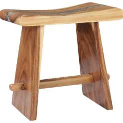 vidaXL - Kruk - Multikleur - Hout