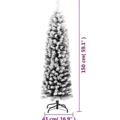 Kerstbomen-vidaXL - Kunstboom - Groen - 150 cm