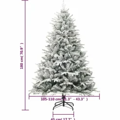 vidaXL - Kunstboom - Groen - 180 x 110 cm