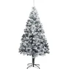 Kerstbomen-vidaXL - Kunstboom - Groen - 180 x 115 cm