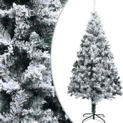 Kerstbomen-vidaXL - Kunstboom - Groen - 180 x 115 cm