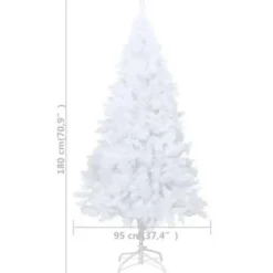 Kerstbomen-vidaXL - Kunstboom - Wit