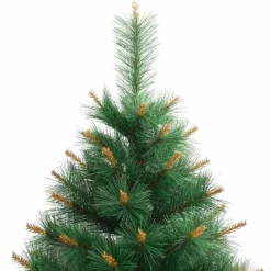 Kerstbomen-vidaXL - Kunstkerstboom - Groen - 210 cm