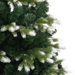 Kerstbomen-vidaXL - Kunstkerstboom - Groen - 210 cm