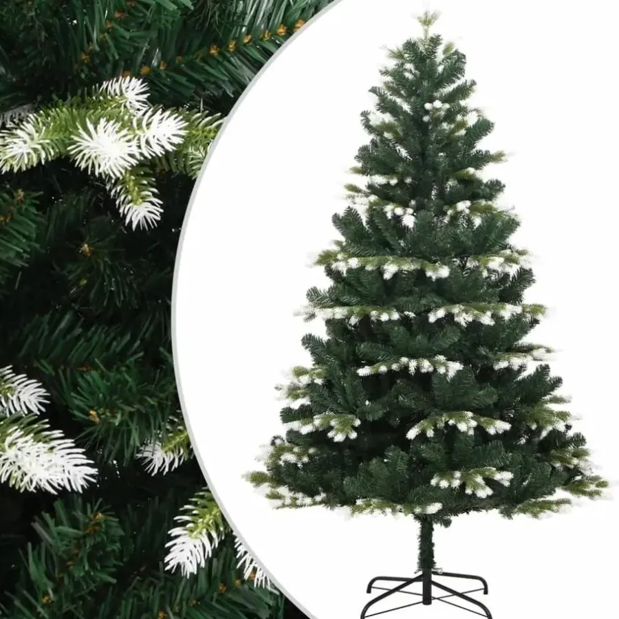 Kerstbomen-vidaXL - Kunstkerstboom - Groen - 120 cm