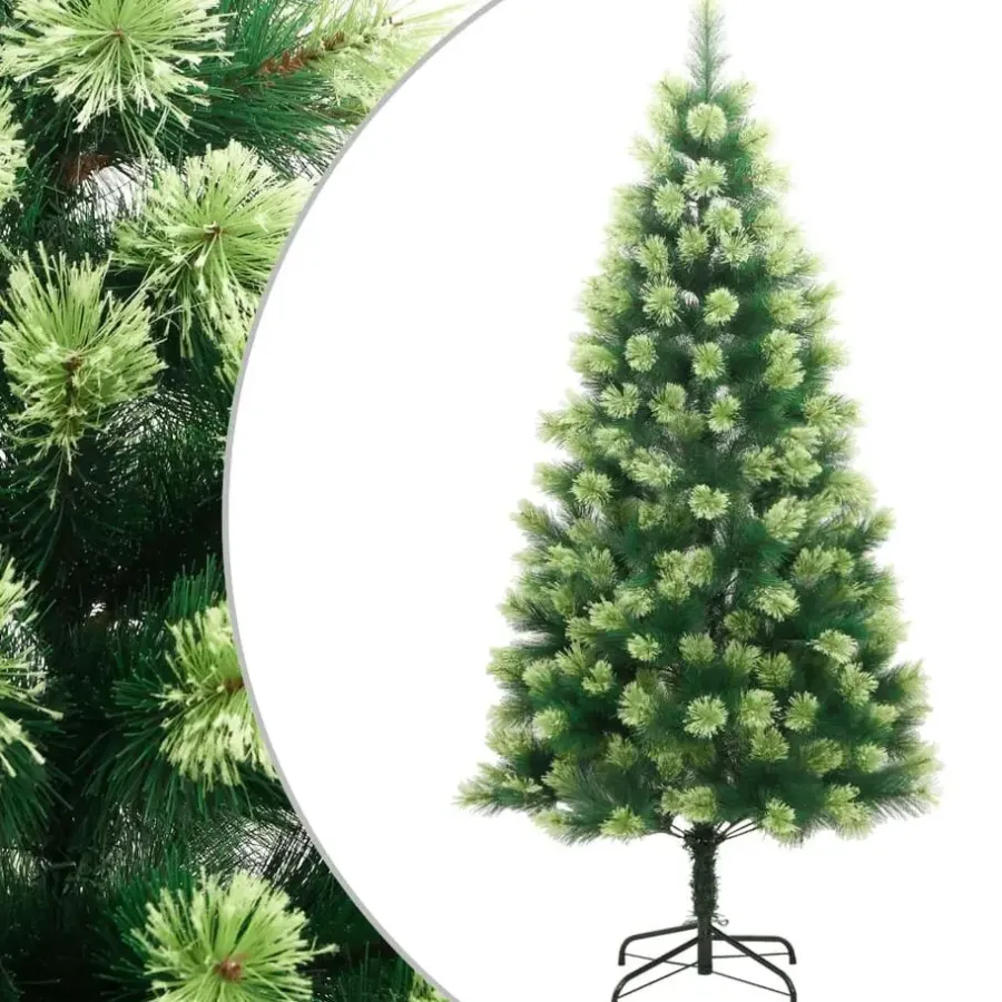 Kerstbomen-vidaXL - Kunstkerstboom - Groen - 150 cm