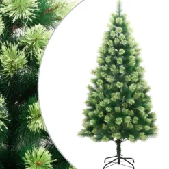 Kerstbomen-vidaXL - Kunstkerstboom - Groen - 180 cm