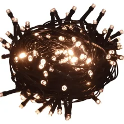 Kerstbomen-vidaXL - Kunstkerstboom met 150 LED's en sneeuw 150 cm - Groen en wit - PVC