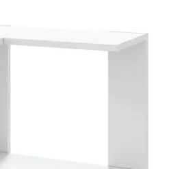 Boekenkasten|Boekenkasten-vidaXL - 3-laags Hoekboekenkast - Wit - Bewerkt hout - 50x50x102 cm