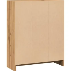 vidaXL - 2-laags kleine Boekenkast - Artisanaal eiken - Hout - 60x24x76 cm