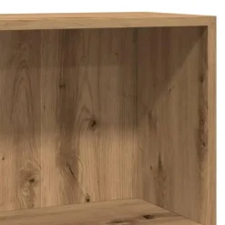 vidaXL - 2-laags kleine Boekenkast - Artisanaal eiken - Hout - 60x24x76 cm