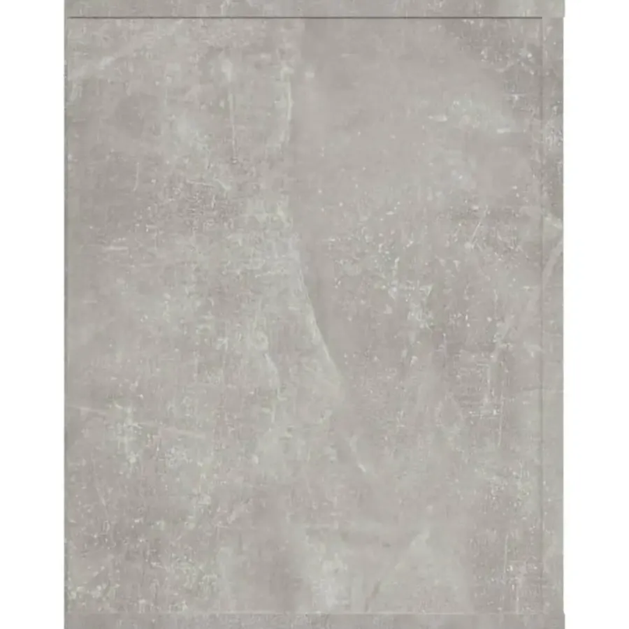 Schoenenkasten-vidaXL - 2-laags Schoenenkast 6 paar - Betongrijs - Bewerkt hout - 75x35x45 cm