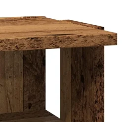 Schoenenkasten-vidaXL - 6-laags Schoenenkast 6 paar - Oud hout - 28x27x102 cm