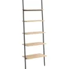 vidaXL - Ladderrek - Bruin - Bewerkt hout