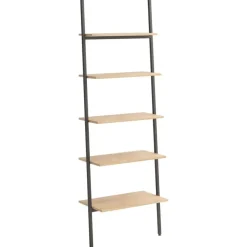vidaXL - Ladderrek - Bruin - Bewerkt hout