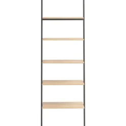 vidaXL - Ladderrek - Bruin - Bewerkt hout