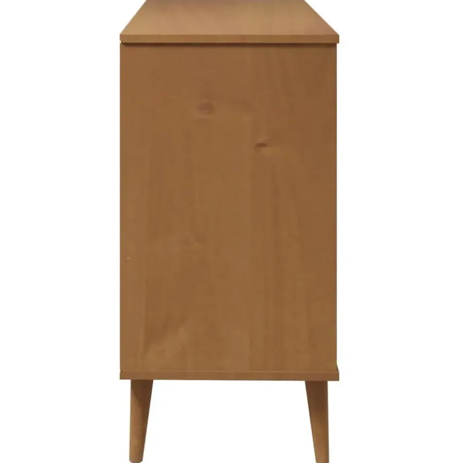 Ladekasten|Ladekasten-vidaXL - Ladekast - Bruin - Grenenhout