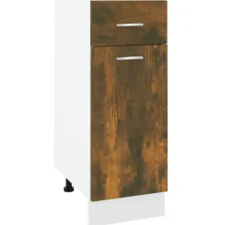 Wandkasten-vidaXL - Ladekast - Bruin - Bewerkt hout