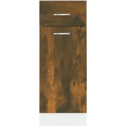 Wandkasten-vidaXL - Ladekast - Bruin - Bewerkt hout