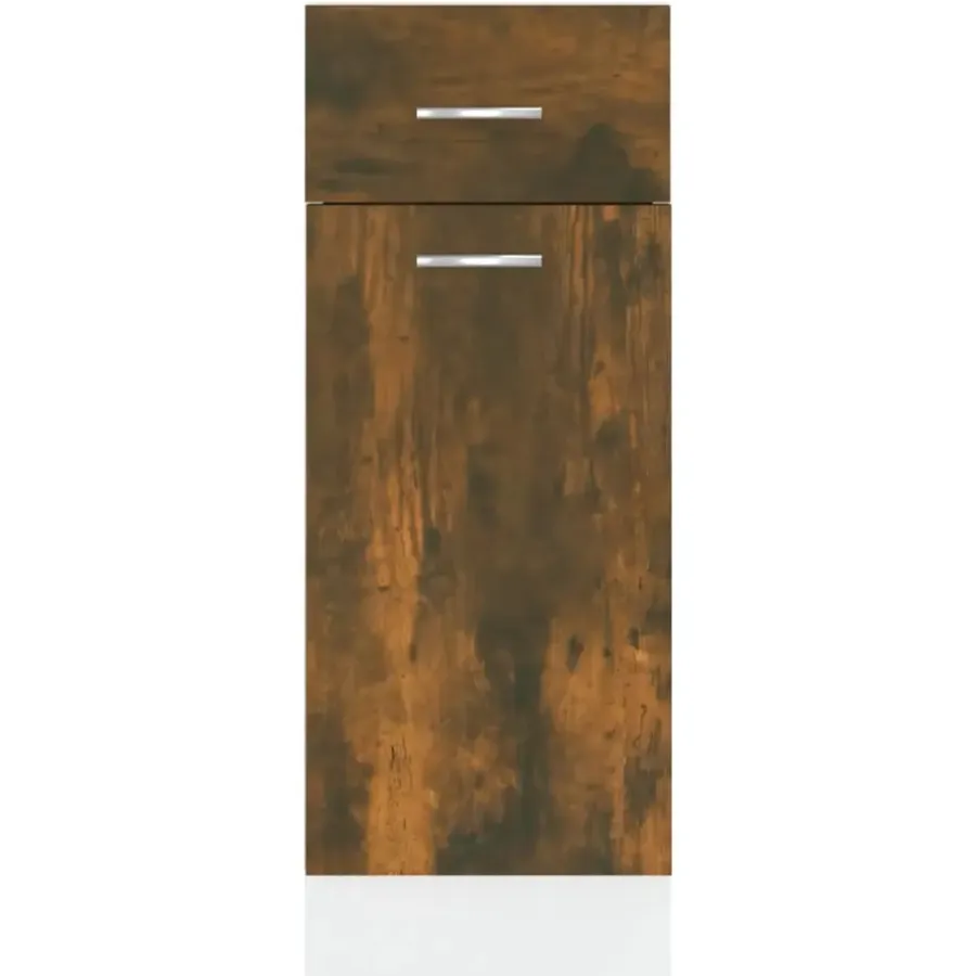 Wandkasten-vidaXL - Ladekast - Bruin - Bewerkt hout