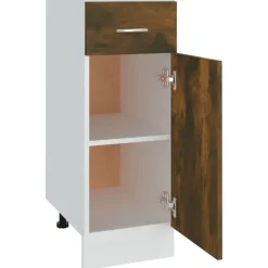 Wandkasten-vidaXL - Ladekast - Bruin - Bewerkt hout