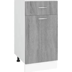 Wandkasten-vidaXL - Ladekast - Bruin - Bewerkt hout