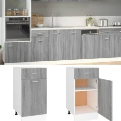 Wandkasten-vidaXL - Ladekast - Bruin - Bewerkt hout