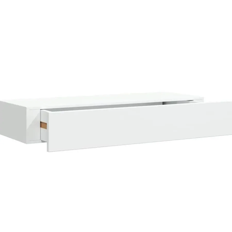 Wandrekken-vidaXL - Ladeschap - Wit - MDF