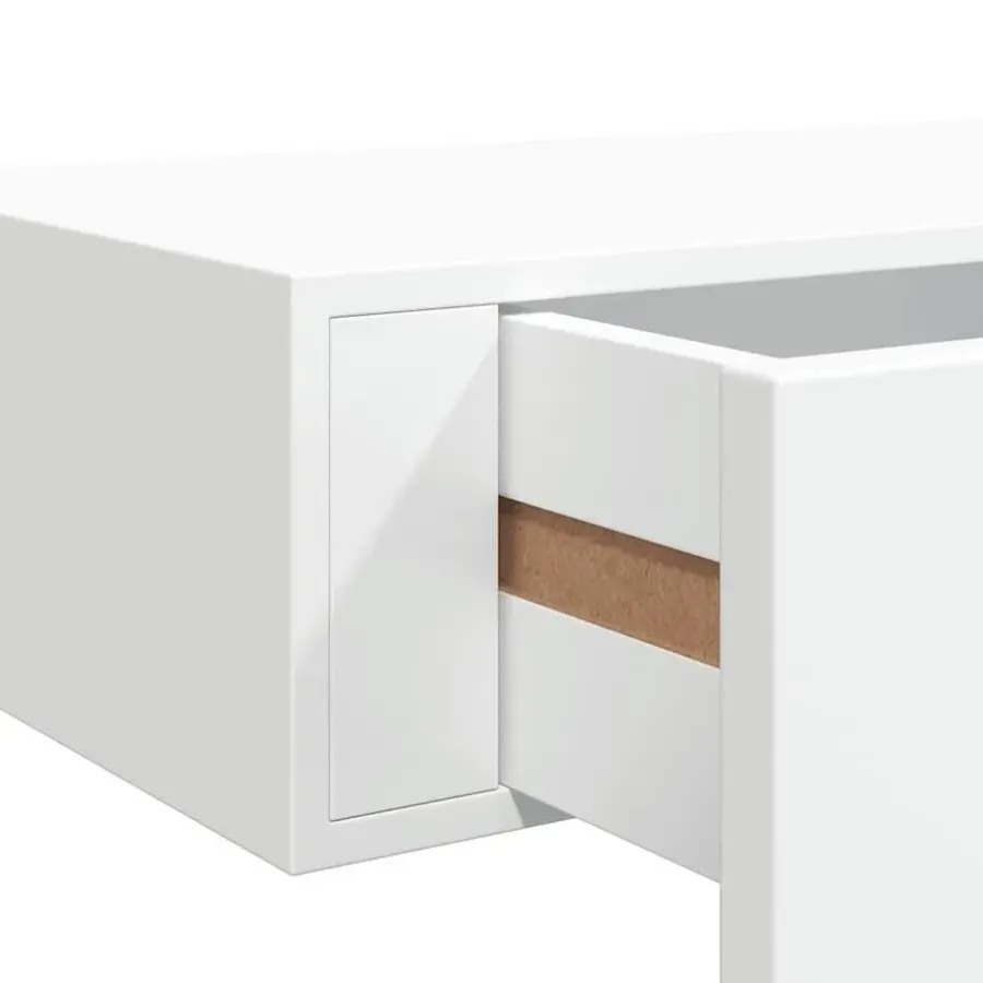 Wandrekken-vidaXL - Ladeschap - Wit - MDF