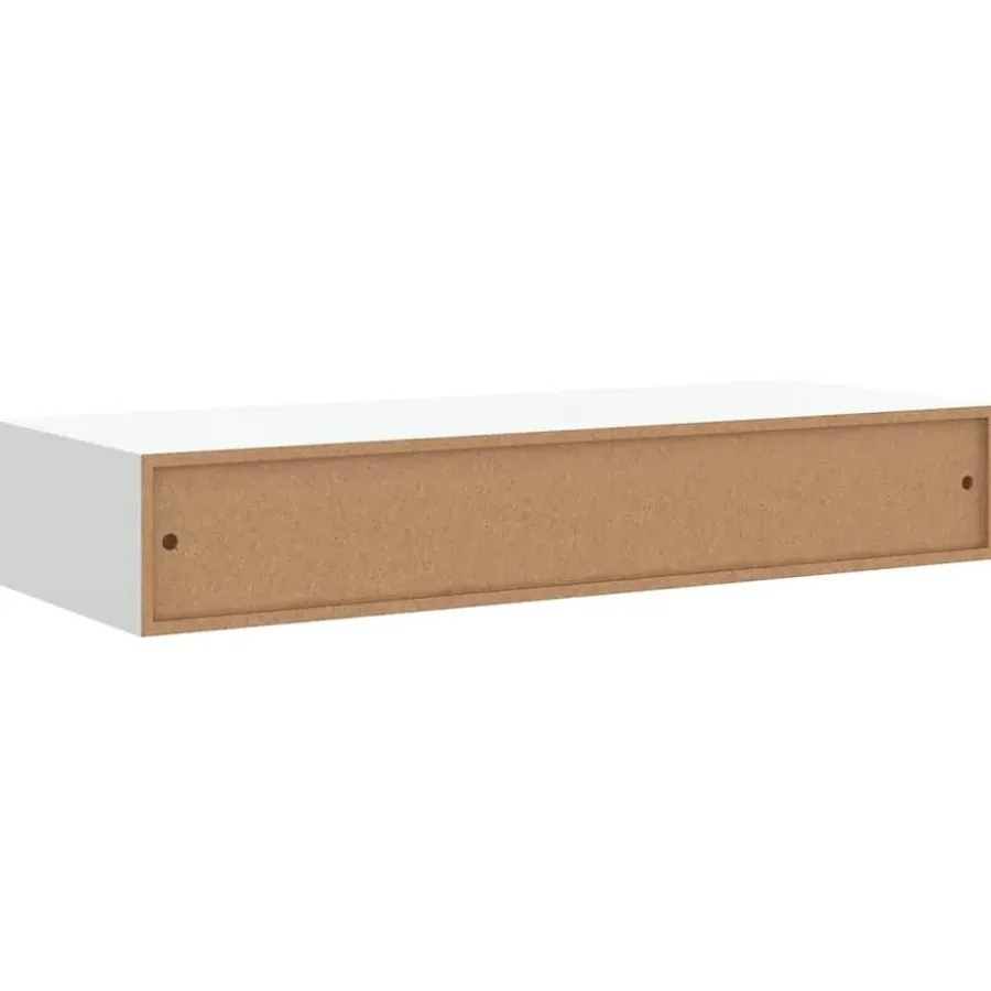 Wandrekken-vidaXL - Ladeschap - Wit - MDF