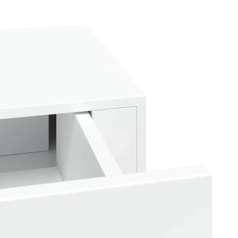 Wandrekken-vidaXL - Ladeschap - Wit - MDF