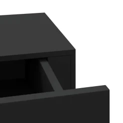 vidaXL - Ladeschap - Zwart - MDF