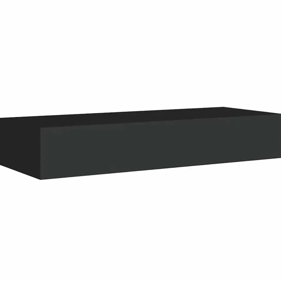 vidaXL - Ladeschap - Zwart - MDF