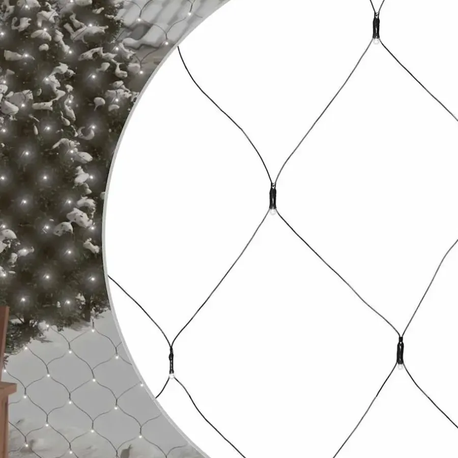 Buitenverlichting|Lichtsnoeren-vidaXL - Lamp - Wit - PVC