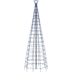 vidaXL - Led-kerstboom - Blauw - 300 cm