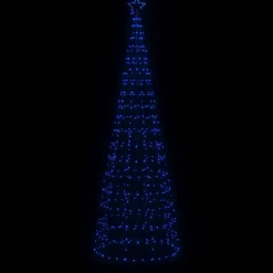 vidaXL - Led-kerstboom - Blauw - 300 cm
