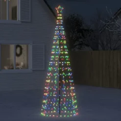 vidaXL - Led-kerstboom - Multikleur - 300 cm
