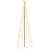 Kerstverlichting-vidaXL - Led-kerstboom - Warmwit - 300 cm - 1 pcs