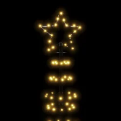 Kerstverlichting-vidaXL - Led-kerstboom - Warmwit - 300 cm - 1 pcs