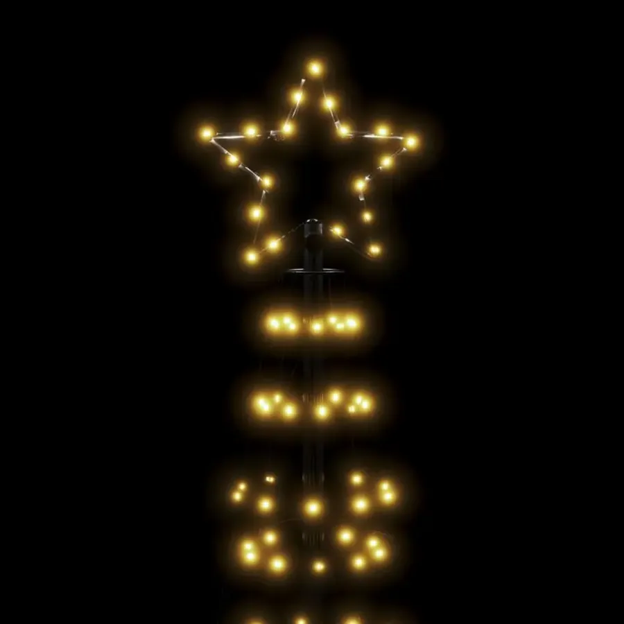 Kerstverlichting-vidaXL - Led-kerstboom - Warmwit - 300 cm - 1 pcs