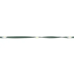 vidaXL - LED-kerstboom met spikes 495 LEDs 123x300,5 cm - Warmwit - Koper, ijzer