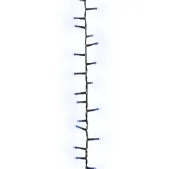 vidaXL - Led-slinger - Blue and dark green - 25 m