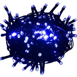 Kerstverlichting-vidaXL - Led-slinger - Blue - 15 m