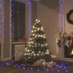 Kerstverlichting-vidaXL - Led-slinger - Blue - 15 m