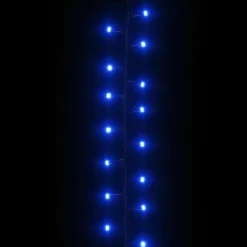 Kerstverlichting-vidaXL - Led-slinger - Blue and dark green - 13 m