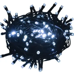 Kerstverlichting-vidaXL - Led-slinger - Cold white - 30 m