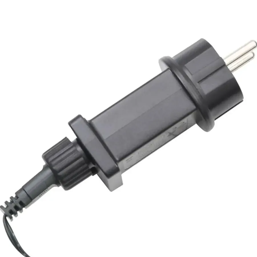 vidaXL - Led-slinger - Multicolour and dark green - 65 m