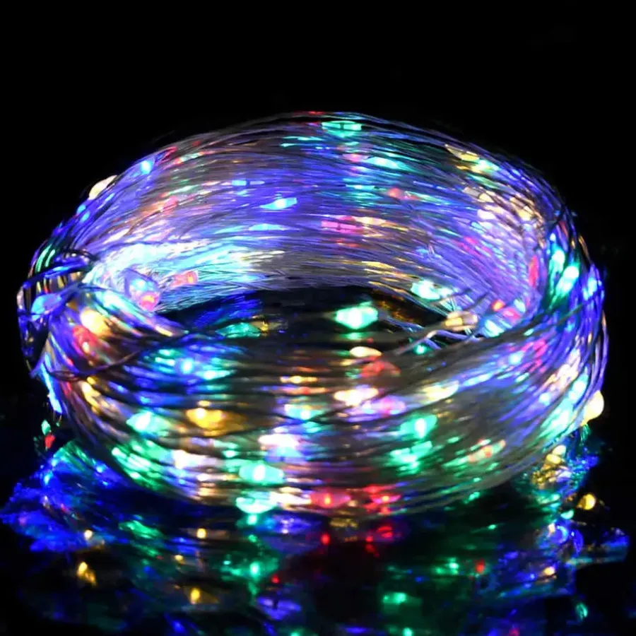 Lichtsnoeren-vidaXL - Led-slinger - Multikleur - 15 m