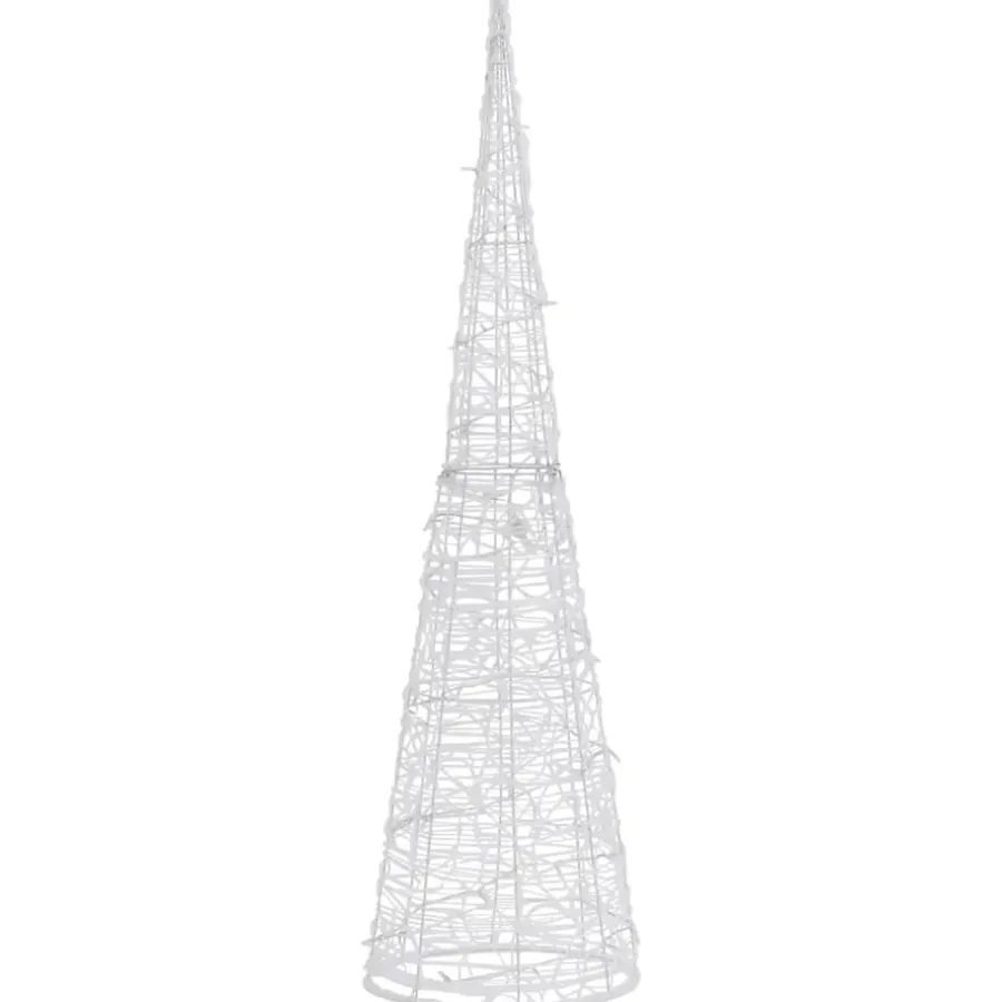 Kerstverlichting-vidaXL - Lichtkegel - Blue - 90 cm